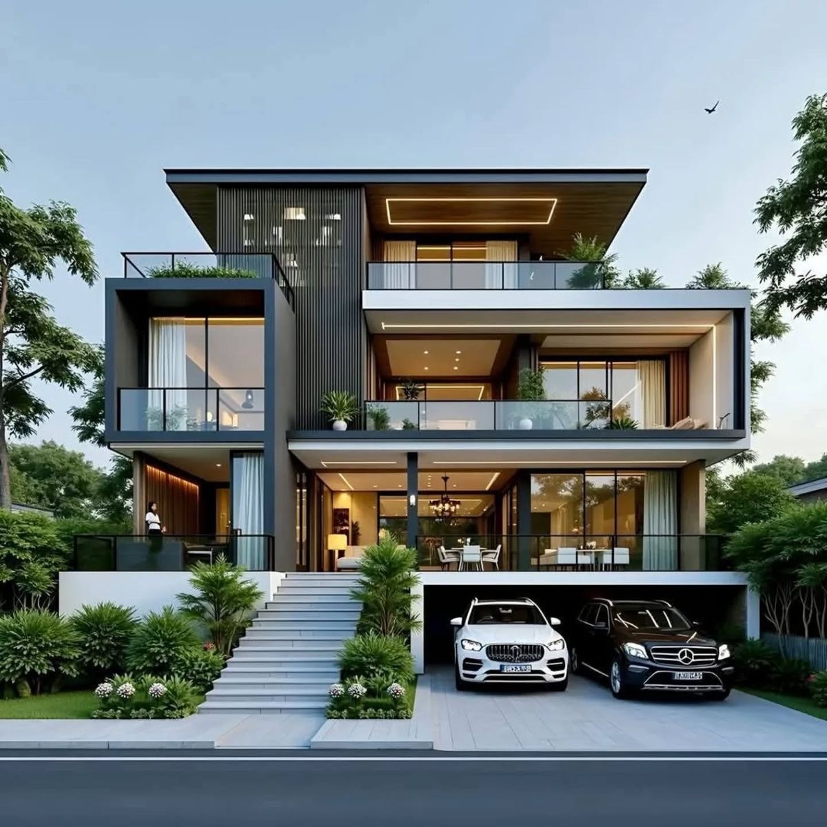 Villa Interior 3D View